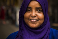 Foto: Steffen Jensen | Yasmin Ali fra Somalia var en af de flygtninge som jeg har fotograferet en del.